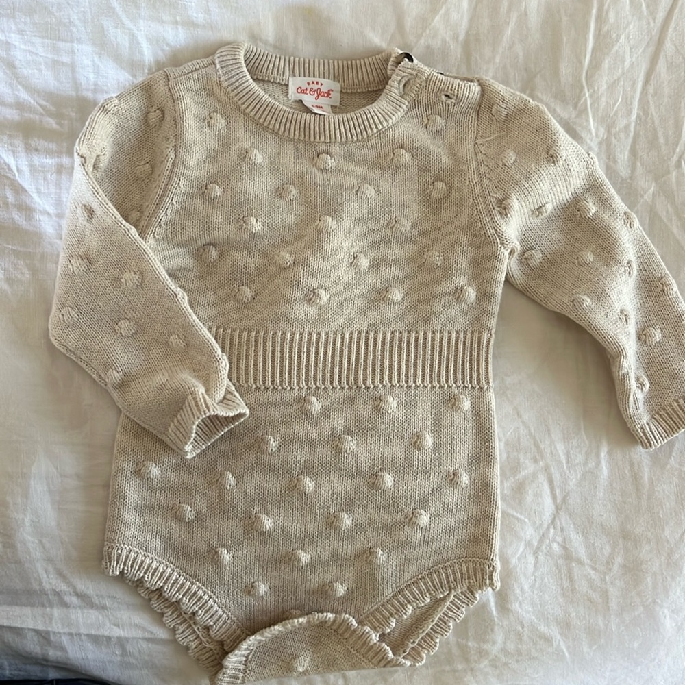Cat & Jack target knit bodysuit